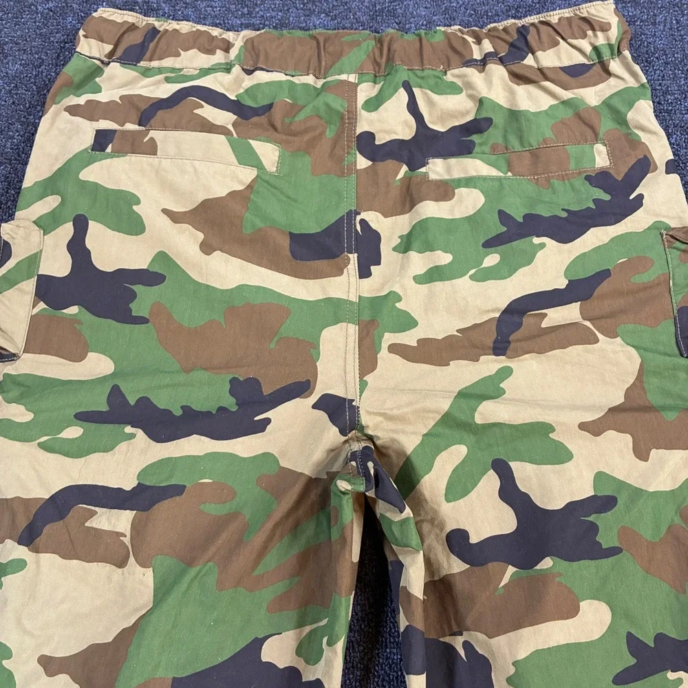 Smoke Rise Cargo Pants Mens Large Camo Tactical Utility Streetwear Multi Pocket
